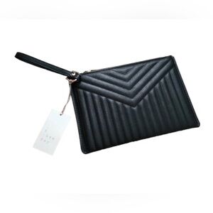 Limited Edition Vegan Leather Quilted Wristlet